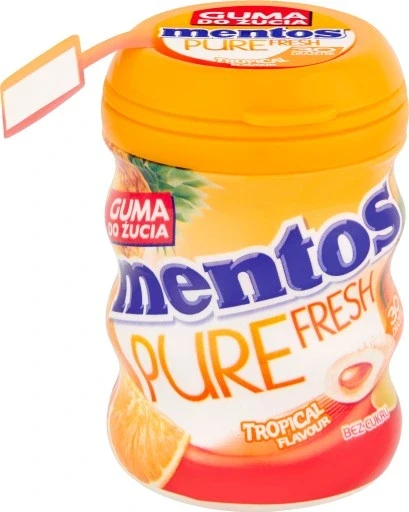 Комплект 6 штук жувальна гумка Mentos Pure Fresh Tropical 60 г від Perfetti But