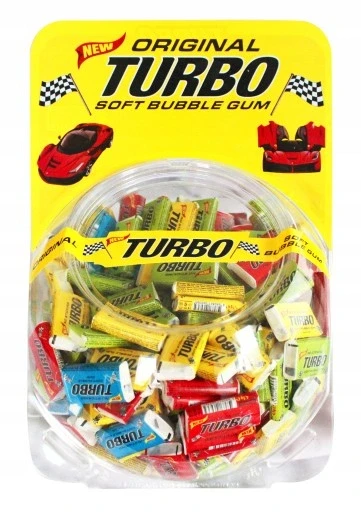 "гумка Turbo 300 шт картинки на жувальній гумі бульбашкова гумка для жування"
