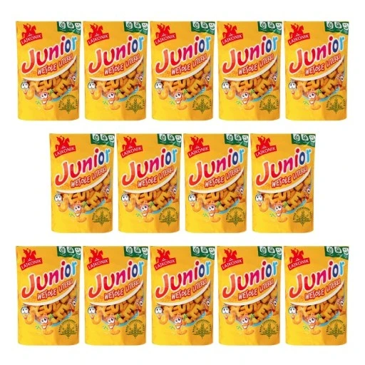 Набір 14 штук Lajkonik Junior веселі букви 120 г палички