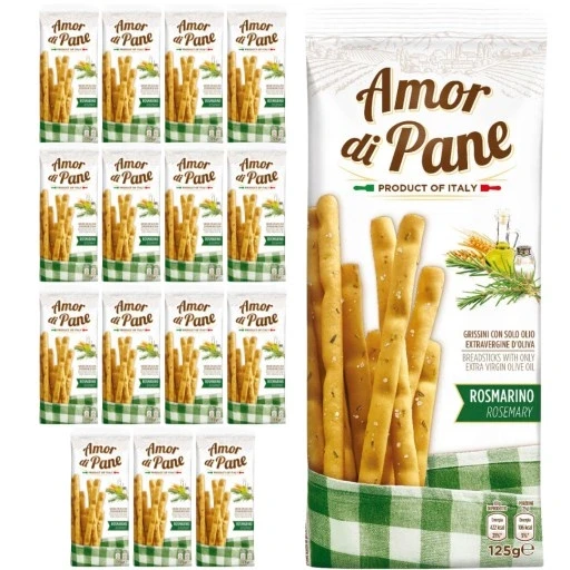 Набір 18 штук хоста гріссіні з розмарином 125г шт. 18 штук