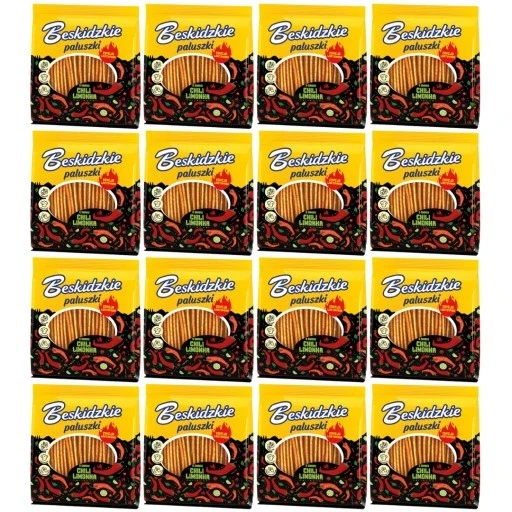 Набір 16 штук бескидських паличок зі смаком чилі-лайм 180 г х 16 штук