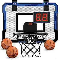 Баскетбольне кільце з електронним табло / Дитячий набір для баскетболу М'яч та Щит із кільцем зі звуковими ефектами