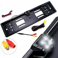 Камера заднього виду HD-105 у номерній рамці, рамка для номерних знаків з камерою