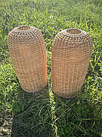 Абажур плетений «Довгий овал"