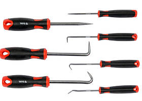 Набір гаків для слюсарних робіт, 7 шт. Yato YT-08425