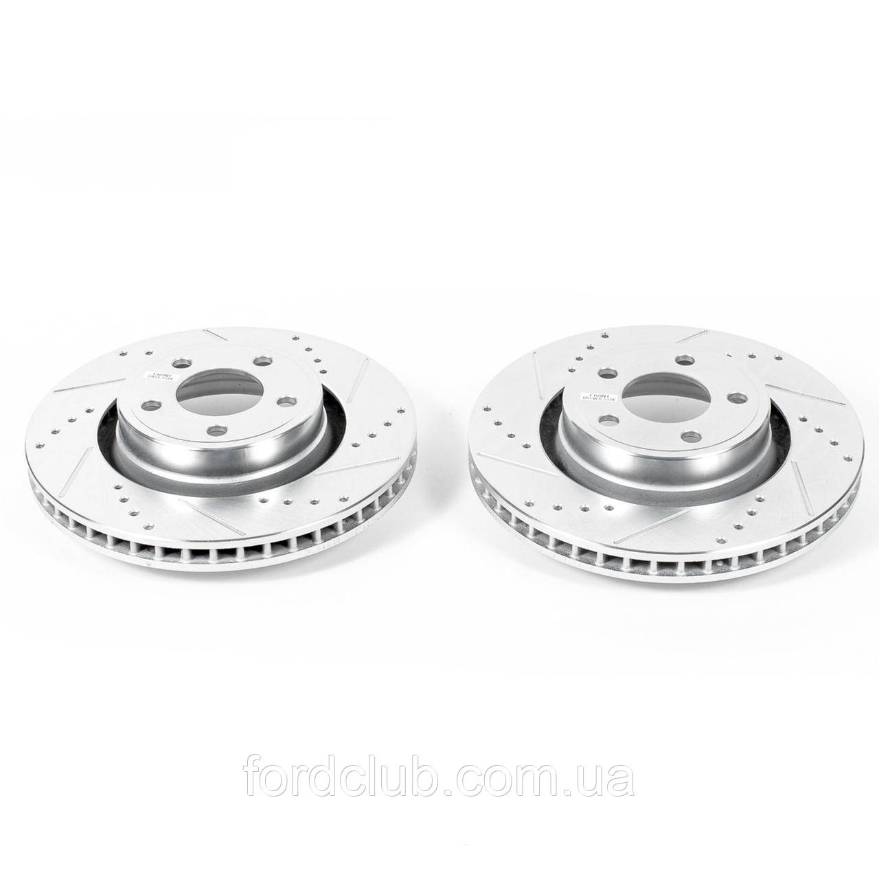Гальмівні передні ротори Ford Mustang; POWER STOP Z23 (2-х поршневі супорти), фото 1