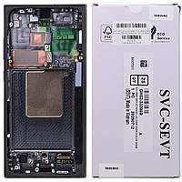 Дисплей (екран) Samsung Galaxy S24 Ultra S928 з тачскрином (Оригінал SP і рамкою Titanium Black Green Blue)