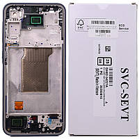 Дисплей (екран) Samsung Galaxy A35 5G A356E, Galaxy M35 5G M356B з тачскрином (Оригінал SP з темно-синьою рамкою A35 5G)