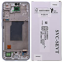 Дисплей (екран) Samsung Galaxy A35 5G A356E, Galaxy M35 5G M356B з тачскрином (Оригінал SP з блакитною рамкою A35 5G)