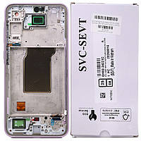 Дисплей (екран) Samsung Galaxy A35 5G A356E, Galaxy M35 5G M356B з тачскрином (Оригінал SP з фіолетовою рамкою A35 5G)