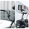 Затискач з шарнірним кріпленням для фотоапарата обладнання телефону струбцина з кульовою головою 1/4" Ulanzi HD02, фото 6