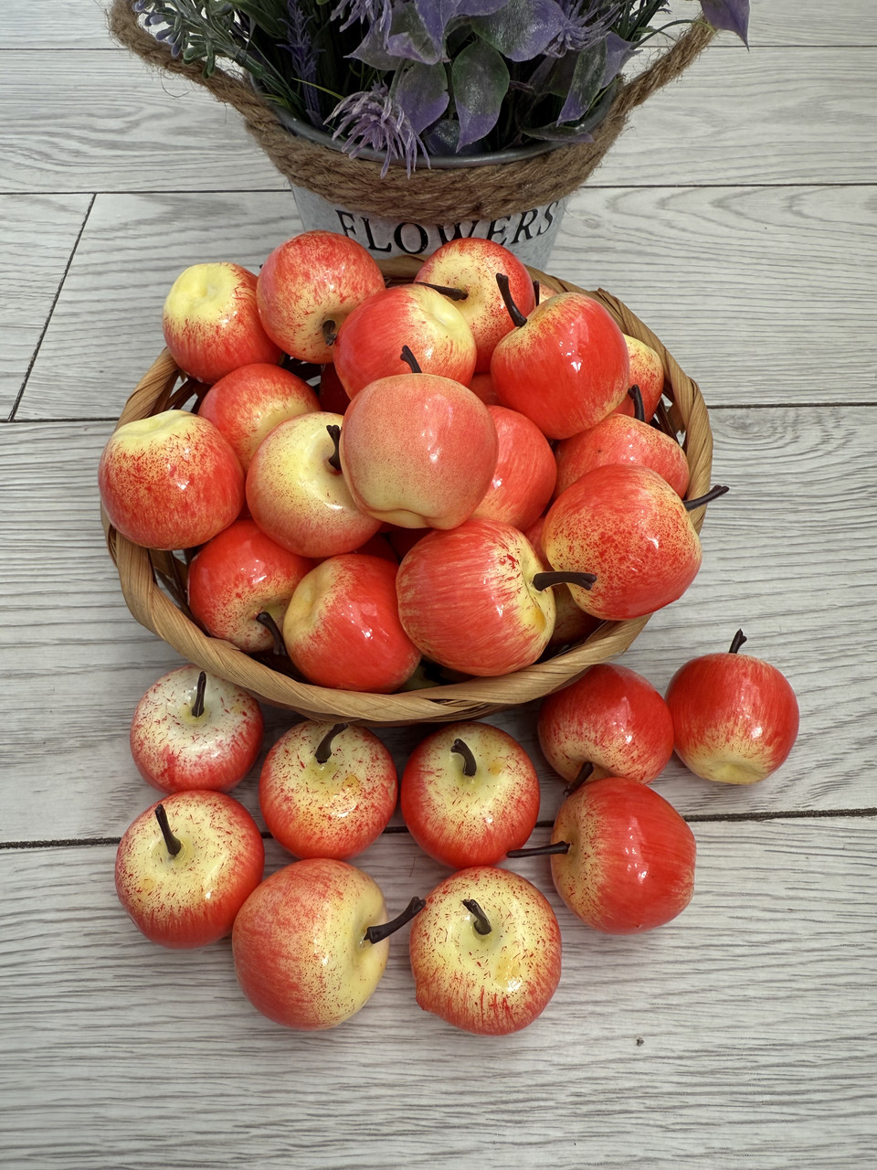 Муляж яблука, смачний фрукт-яблуко рожеве, фото 1