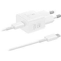 Зарядний пристрій Samsung EP-T2510XWEGEU White, 25W + кабель USB Type-C