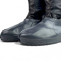 Зимове шкіряне взуття з галошами, фото 3