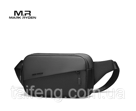 Сумка крос-боді Mark Ryden MR8112 із широким ременем водонепроникна, чорна, фото 1