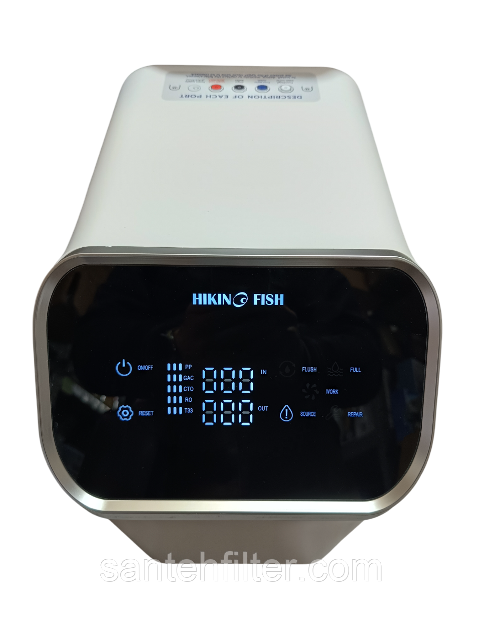 Зворотний осмос 6 ступ з помпою  закритого типу