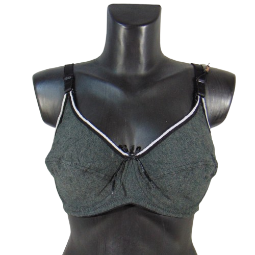 Бюстгальтер бавовна 85D темно-сірий Luerrose 7091, фото 1