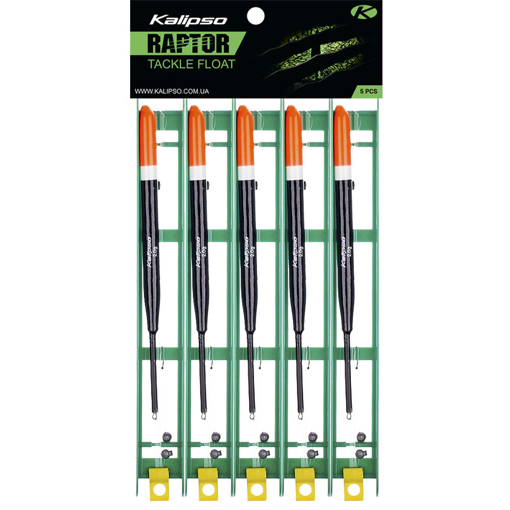 Снасть Kalipso Raptor Tackle float-2011 7m 0.20mm 2.0g №10 black(5)NEW2025 (203754) 43061068, фото 1