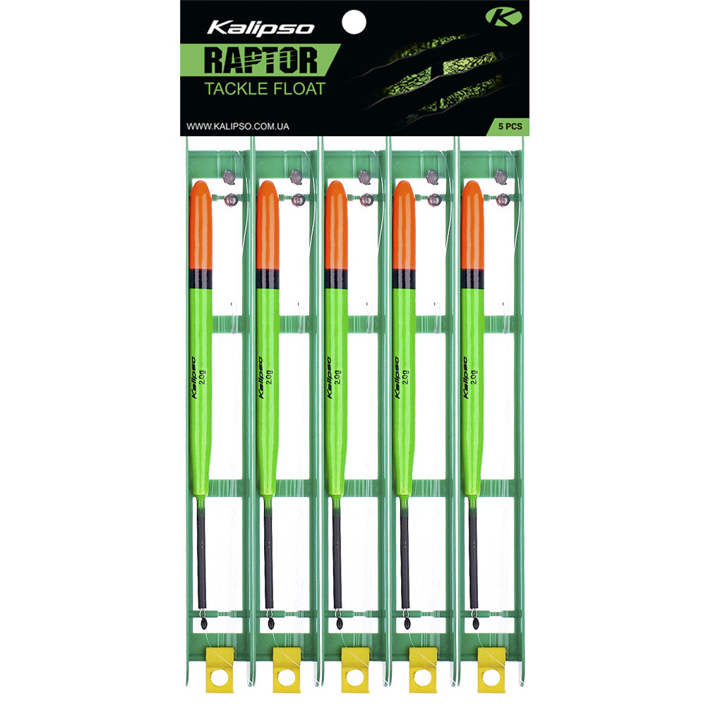 Снасть Kalipso Raptor Tackle float-2011 7m 0.20 mm 2.0g No10 green (5)NEW2025 (203755) 43061069, фото 1