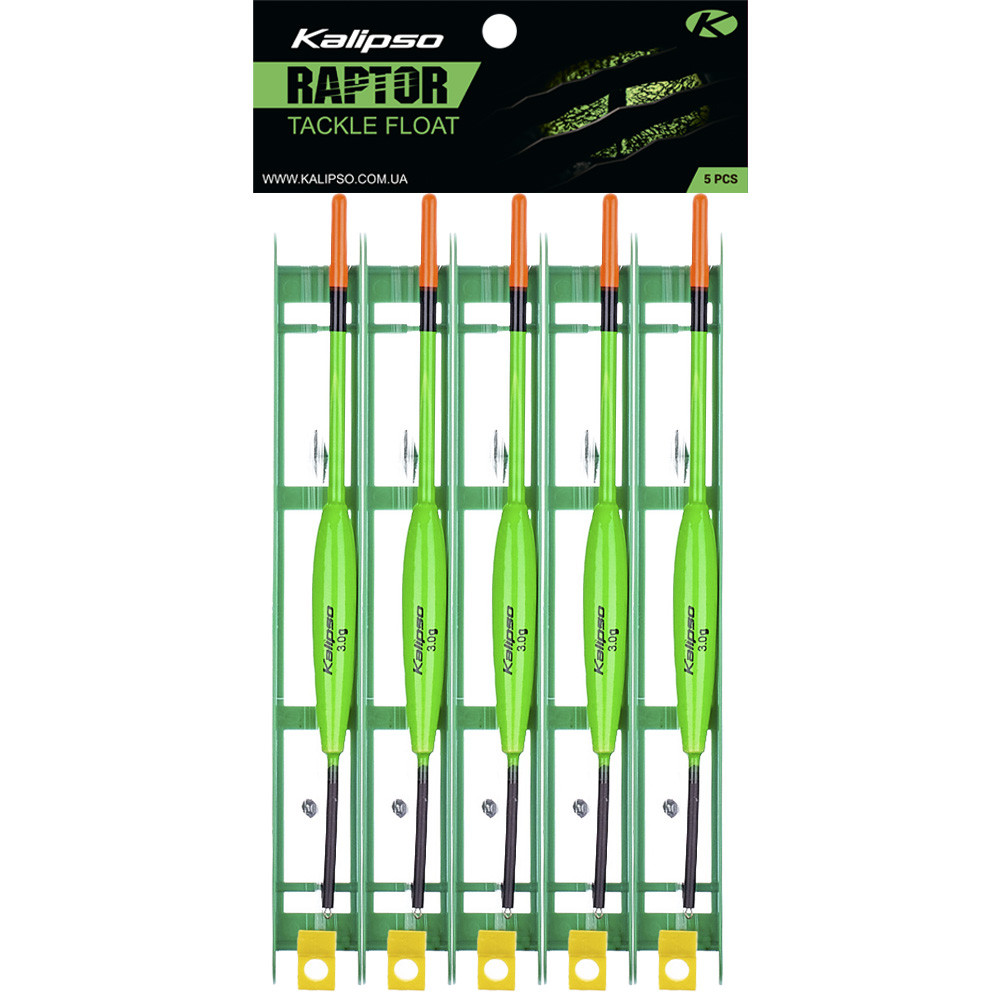 Снасть Kalipso Raptor Tackle float-2014 7m 0.20mm 3.0g №8 green(5)NEW2025 (203759) 43061073, фото 1