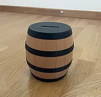 Скарбничка у формі бочки