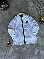 Чоловіча куртка вітровка Hugo Boss з металевим логотипом на весну-осінь, Туреччина, поліестер (водовідштовхувальний)