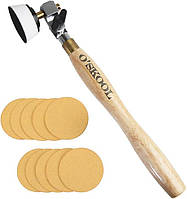 Шліфувальний інструмент O'SKOOL 50мм для дерева з 10 змінними дисками для токарних робіт