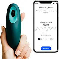 Пристрій для дихання Moonbird з біологічним зворотним зв'язком для зняття стресу та покращення сну чорно-сіре