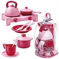 Іграшка дитяча "Набір посуду з газовою тлитою" 1047 Юніка (34 предмети)