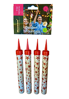 Свічки для торта фонтан набір 4 шт 12 см Горіння 40 сек maxsem