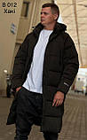Куртка довга парка пальто пуховик зимова чоловіча, фото 6