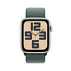 Apple Watch SE 2 40mm Starlight Aluminium Case w. Lake Green Sport Loop (MXEH3) Розумний годинник, фото 2