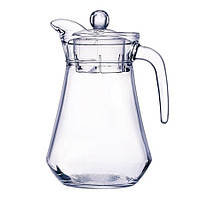 Глечик скляний з кришкою Luminarc Arc N1103, 1.3 л, для води, молока, напоїв