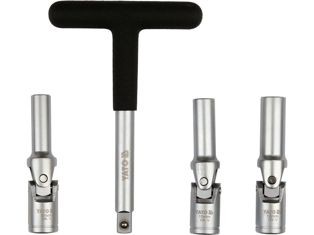 Набір ключів для свічок запалювання 4 шт. YATO YT-05347, фото 1
