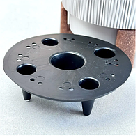 Вазон Осло зі вставкою та декоративною підставкою 20см какао Алеана, фото 5