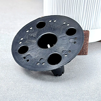 Вазон Осло зі вставкою та декоративною підставкою 24см білий Алеана, фото 3