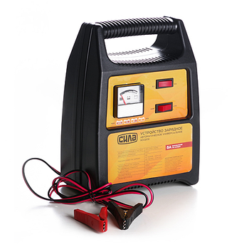 Зарядний пристрій авто 8A 6/12В стрілковий індикатор СИЛА