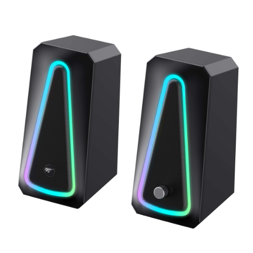 Ігрові колонки HAVIT HV-SK208 PRO USB 10W RGB Black (20шт/ящ), фото 1