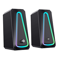 Ігрові колонки HAVIT HV-SK208 PRO USB 10W RGB Black (20шт/ящ), фото 4