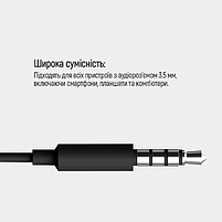 Навушники ColorWay Wired Earphone CW-WD04BK 3,5мм mini-jack чорний, фото 7