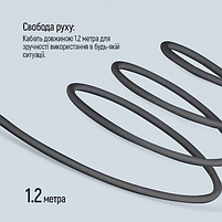 Навушники ColorWay Wired Earphone CW-WD04BK 3,5мм mini-jack чорний, фото 9