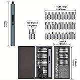 Міні-викрутка Xiamen 75в1 акумуляторний набір з 2 режимами крутного моменту та магнітним кейсом для ремонту ноутбуків, телефонів,, фото 3
