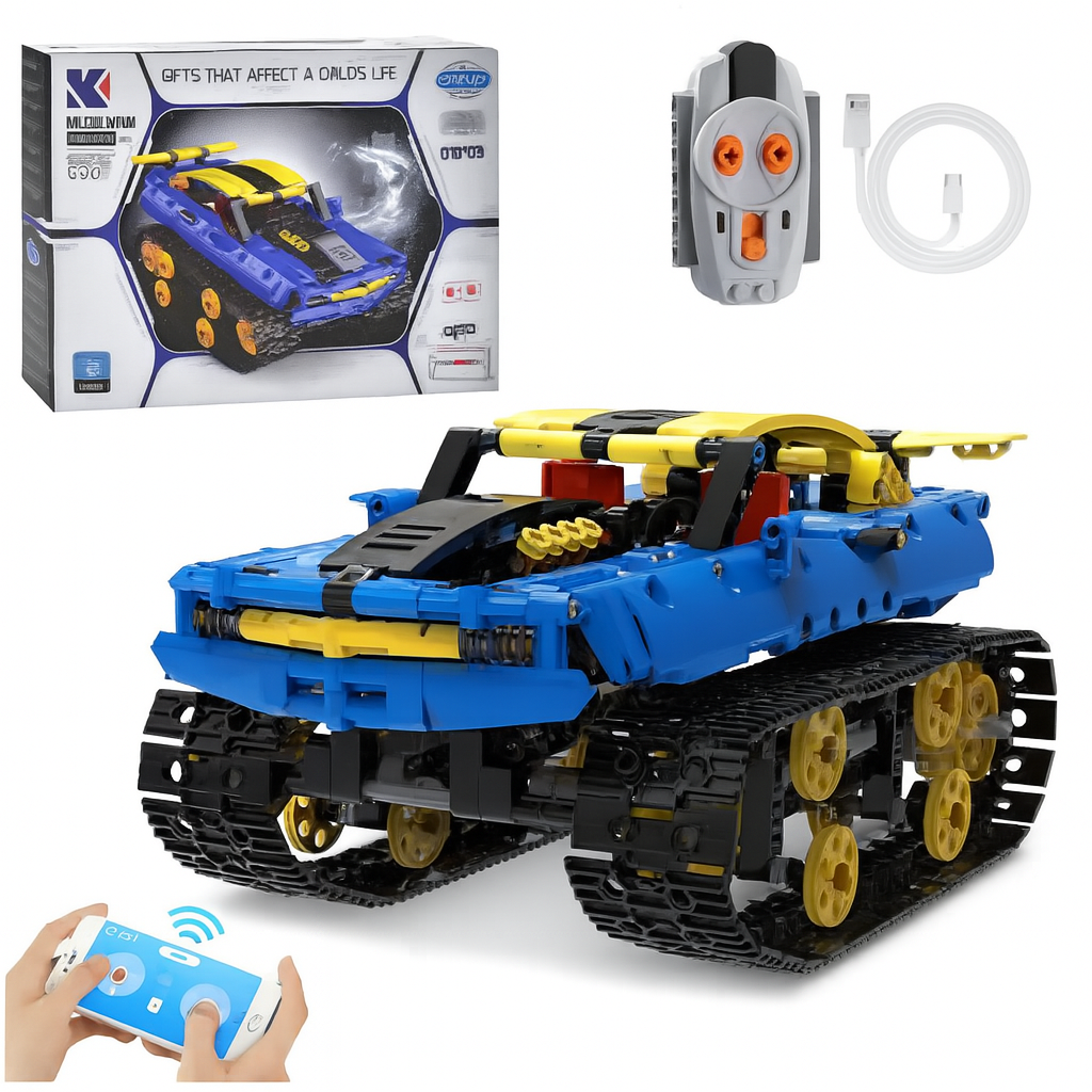 Інтерактивний танк-конструктор Qman з дистанційним керуванням, фото 1