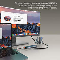 Док-станція 5в1 Type-C ColorWay CW-HUB01 PD Type-C/3*USB 3.0/HDMI 4K, фото 10