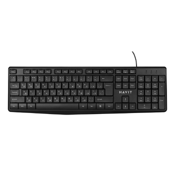 Клавіатура HAVIT HV-KB206 USB Black (20шт/ящ)