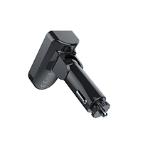 FM-модулятор бездротовий 2USB/Type-C/Micro SD чорний Havit HV-FM813BT, фото 4