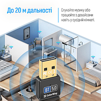 Адаптер ColorWay Bluetooth BT 5.0, фото 5