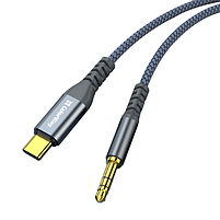 Адаптер-перехідник ColorWay USB-C to 3.5 mm mini-Jack 1.2 м сірий, фото 9