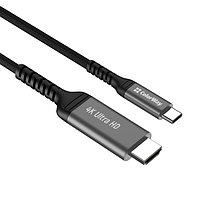Кабель ColorWay USB-C to HDMI 4K 60Hz 2m чорний, фото 2