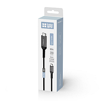 Кабель ColorWay USB-C to HDMI 4K 60Hz 2m чорний, фото 4